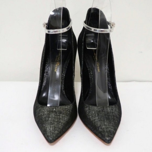 Gianvito Rossi High-Back Ankle Strap Pumps Sz 36.5 - Picture 4 of 11